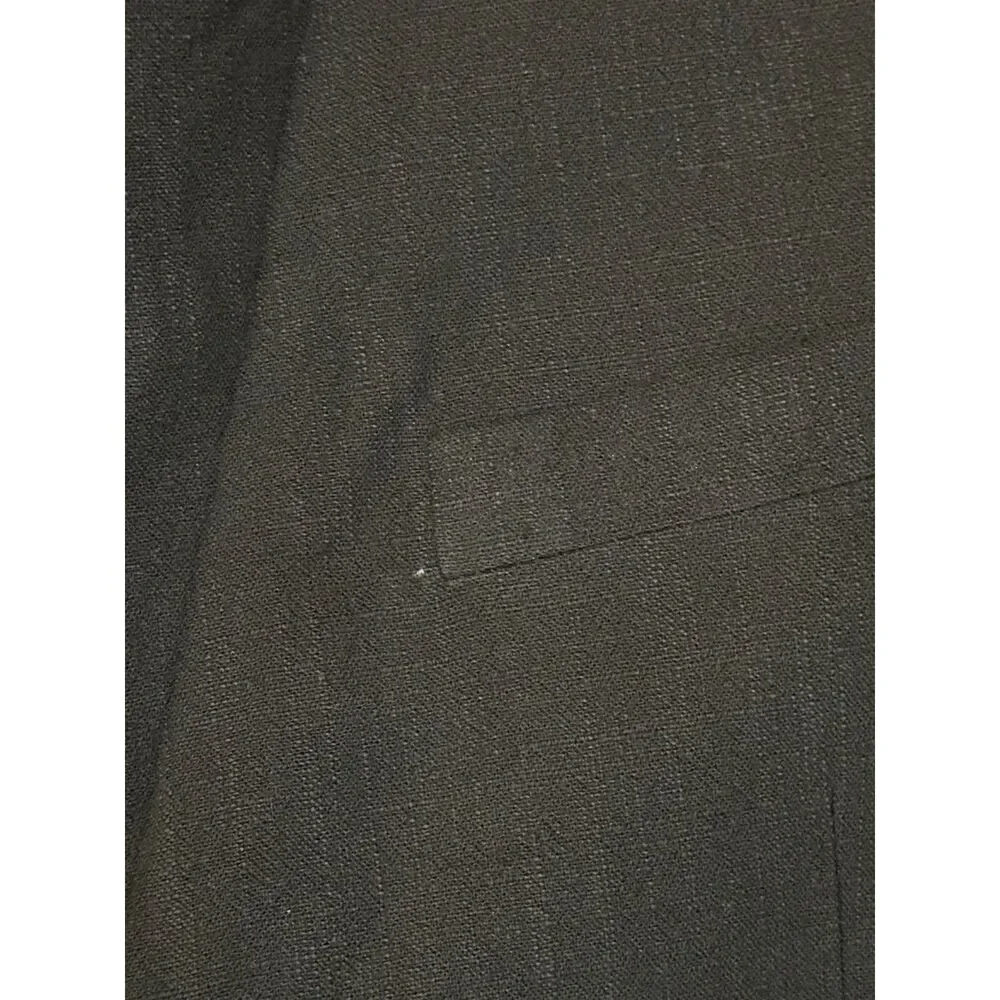 NWT PJ Paul Jones Mens Black Mandarin Stand Collar Sports Blazer Jacket Medium